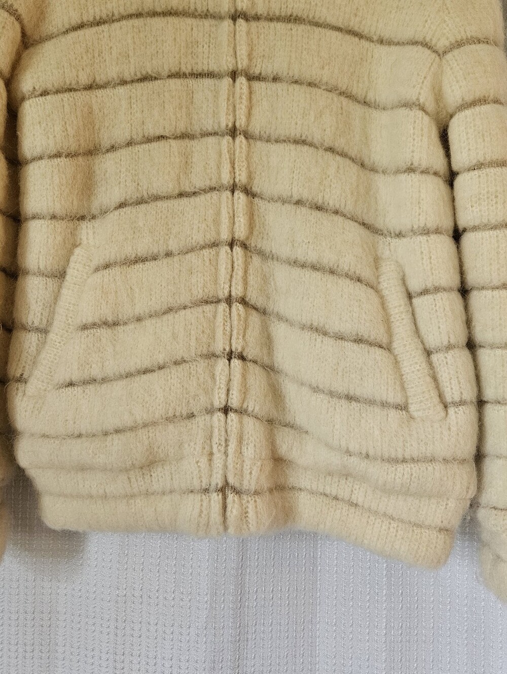 VINTAGE 100% Iceland Wool Zip Front Jacket Samband of Iceland Size Large - Picture 3 of 8